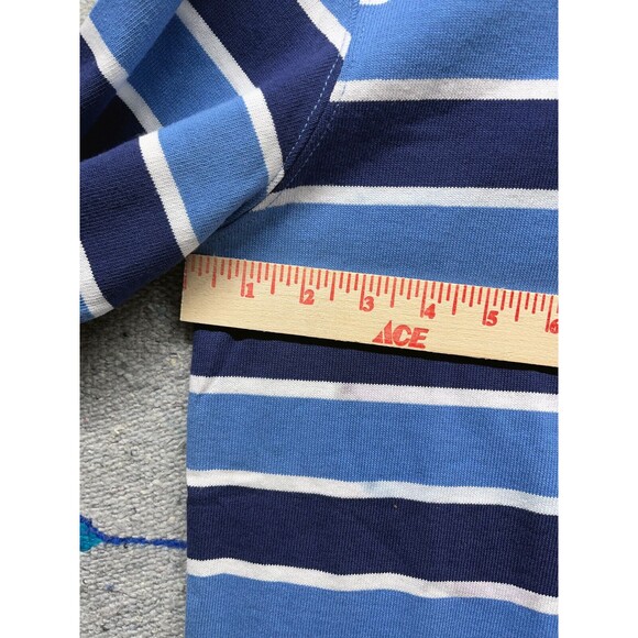 Vintage 90s Hunt Club striped long sleeve shirt NOS Medium - Picture 5 of 10